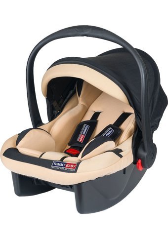 Tommy Baby Lüx Emniyet Kemerli 0-13 kg Sürüş Yönü Tersi Oto Koltuğu Siyah