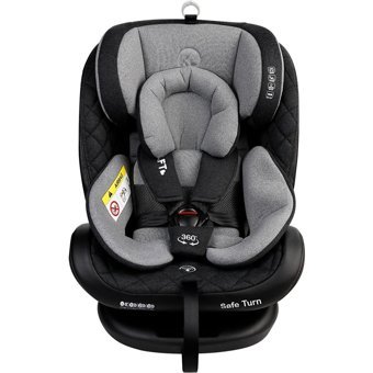 Kraft Safe Turn Isofixli 0-36 kg Yatabilen Yükseklik Ayarlı Çift Yönlü Oto Koltuğu Gri