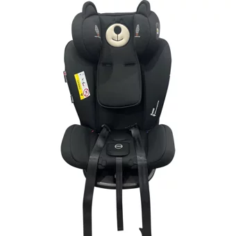 Yoyko Rabbit Isofixli-Emniyet Kemerli 360 Derece Dönen 0-36 kg Yatabilen Yükseklik Ayarlı Çift Yönlü Oto Koltuğu Siyah