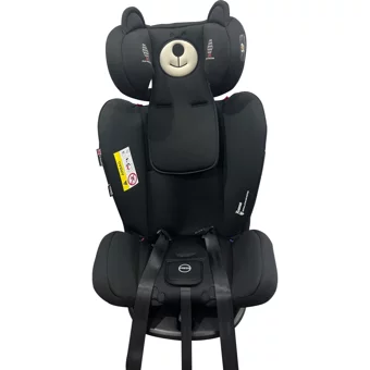 Yoyko Rabbit Isofixli-Emniyet Kemerli 360 Derece Dönen 0-36 kg Yatabilen Yükseklik Ayarlı Çift Yönlü Oto Koltuğu Siyah