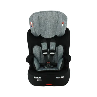 Nania Racer Isofixli-Emniyet Kemerli 9-36 kg Yükseklik Ayarlı Sürüş Yönü Oto Koltuğu Gümüş