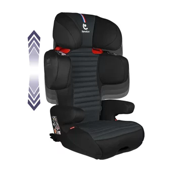 Renolux Reno Fix Softness Isofixli 15-36 kg Adac Sertifikalı Yatabilen Yükseklik Ayarlı Oto Koltuğu Siyah