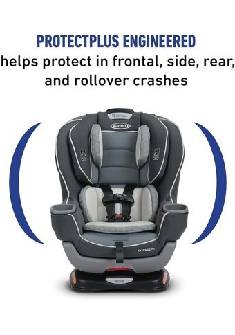 Graco Extend2fit Isofixli 9-36 kg Yatabilen Yükseklik Ayarlı Sürüş Yönü Oto Koltuğu Gri