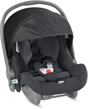 Inglesina Huggy Isofixli 0-13 kg Yatabilen Yükseklik Ayarlı Sürüş Yönü Tersi Oto Koltuğu Siyah