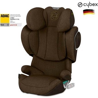Cybex Solution Isofixli 15-50 kg Adac Sertifikalı Yatabilen Yükseklik Ayarlı Sürüş Yönü Oto Koltuğu Kahverengi