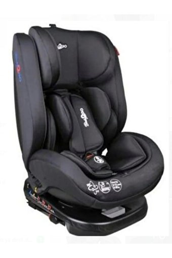 Baby2Go 2366 Avangarde Isofixli 360 Derece Dönen 0-36 kg Yatabilen Yükseklik Ayarlı Çift Yönlü Oto Koltuğu Siyah