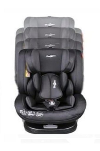 Baby2Go 2366 Avangarde Isofixli 360 Derece Dönen 0-36 kg Yatabilen Yükseklik Ayarlı Çift Yönlü Oto Koltuğu Siyah