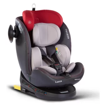 Kraft Lucca Isofixli 0-36 kg Yatabilen Yükseklik Ayarlı Sürüş Yönü Oto Koltuğu Kırmızı