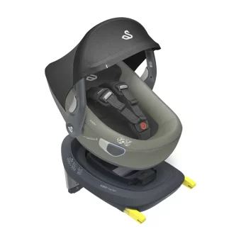 Swandoo Albert Isofixli-Emniyet Kemerli 0-13 kg Adac Sertifikalı Yatabilen Sürüş Yönü Tersi Oto Koltuğu Zeytin Yeşili