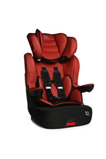 Baby Plus I-Max Lüx Isofixli-Emniyet Kemerli 9-36 kg Yükseklik Ayarlı Sürüş Yönü Oto Koltuğu Kırmızı