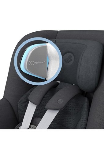 Maxi-Cosi Pearl Slidetech Isofixli-Emniyet Kemerli 360 Derece Dönen 0-13 kg Yatabilen Sürüş Yönü-Sürüş Yönü Tersi Oto Koltuğu Siyah