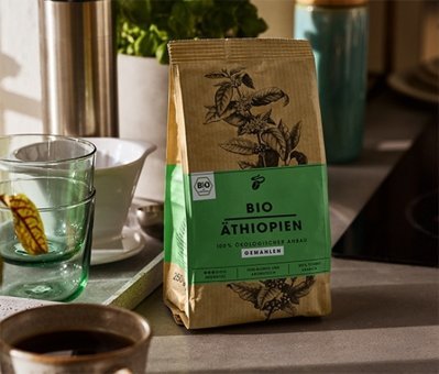 Tchibo Meyve Aromalı Bio Kaffee Tiyopya Arabica Öğütülmüş Filtre Kahve 250 gr