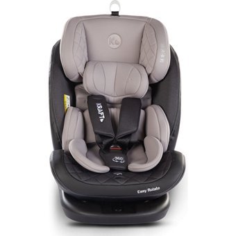 Kraft Easy Rotate Isofixli 360 Derece Dönen 0-36 kg Yatabilen Yükseklik Ayarlı Sürüş Yönü Oto Koltuğu Gri