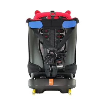 Yoyko Bear Isofixli-Emniyet Kemerli 360 Derece Dönen 0-36 kg Yatabilen Yükseklik Ayarlı Çift Yönlü Oto Koltuğu Kırmızı