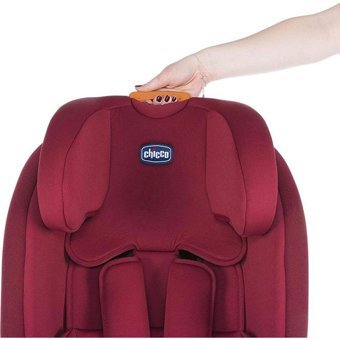 Nedamm Isofixli-Emniyet Kemerli 9-36 kg Yükseklik Ayarlı Sürüş Yönü Oto Koltuğu Kırmızı