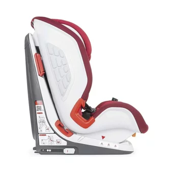 Nedamm Isofixli-Emniyet Kemerli 9-36 kg Yükseklik Ayarlı Sürüş Yönü Oto Koltuğu Kırmızı