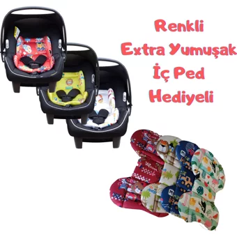 Jixy Hug Isofixli 0-13 kg Yatabilen Yükseklik Ayarlı Sürüş Yönü Tersi Oto Koltuğu Gri