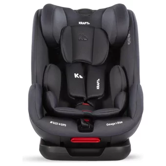 Kraft Omega Isofixli 9-36 kg Yatabilen Yükseklik Ayarlı Sürüş Yönü Oto Koltuğu Siyah