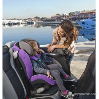 BeSafe Comfort X3 Isofixli-Emniyet Kemerli 9-18 kg Yatabilen Sürüş Yönü Oto Koltuğu Füme