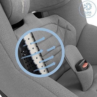 Maxi-Cosi Pearl Isofixli-Emniyet Kemerli 360 Derece Dönen 9-18 kg Yatabilen Sürüş Yönü-Sürüş Yönü Tersi Oto Koltuğu Gri