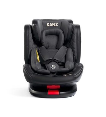 Kanz Highline Isofixli-Emniyet Kemerli 360 Derece Dönen 0-10 kg Yatabilen Yükseklik Ayarlı Çift Yönlü Oto Koltuğu Antrasit