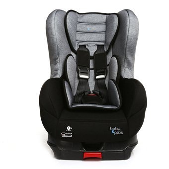 Baby Plus Cosmo SP Isofixli-Emniyet Kemerli 9-18 kg Yatabilen Yükseklik Ayarlı Sürüş Yönü Oto Koltuğu Gri Siyah