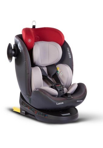 Kraft Lucca Isofixli 360 Derece Dönen 0-36 kg Yatabilen Yükseklik Ayarlı Sürüş Yönü Oto Koltuğu Gri