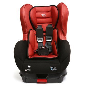Baby Plus Cosmo SP Isofixli-Emniyet Kemerli 9-18 kg Yatabilen Yükseklik Ayarlı Sürüş Yönü Oto Koltuğu Kırmızı Siyah