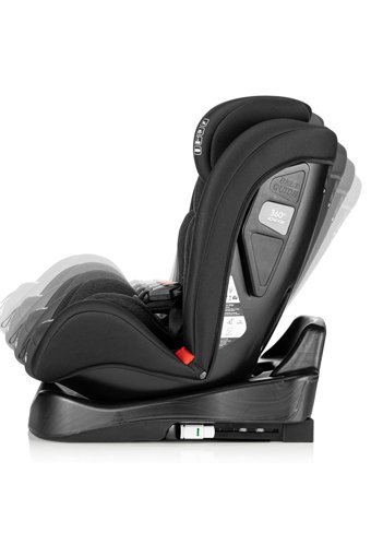 Uni Baby Golden Fix Isofixli 360 Derece Dönen 0-36 kg Yatabilen Yükseklik Ayarlı Çift Yönlü Oto Koltuğu Füme