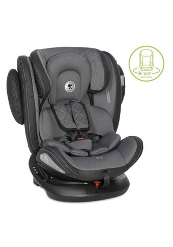 Lorelli Aviator Isofixli 360 Derece Dönen 0-36 kg Yatabilen Yükseklik Ayarlı Çift Yönlü Oto Koltuğu Gri