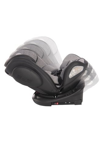 Lorelli Aviator Isofixli 360 Derece Dönen 0-36 kg Yatabilen Yükseklik Ayarlı Çift Yönlü Oto Koltuğu Gri