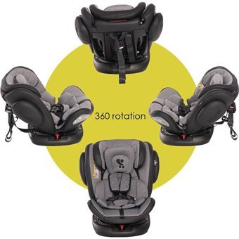 Lorelli Aviator x Isofixli 360 Derece Dönen 0-36 kg Yatabilen Yükseklik Ayarlı Çift Yönlü Oto Koltuğu Sarı