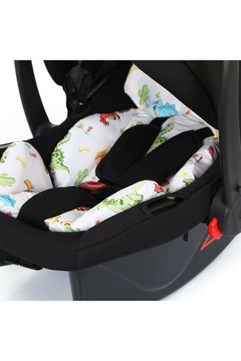 Jimmy Baby Lüx Emniyet Kemerli 0-13 kg Yatabilen Yükseklik Ayarlı Sürüş Yönü Tersi Oto Koltuğu Siyah