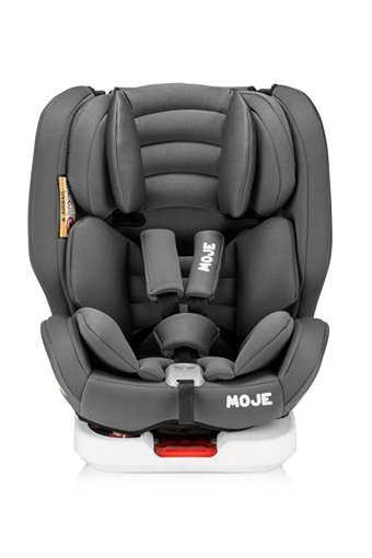 Moje Cape Town Isofixli 360 Derece Dönen 0-36 kg Yatabilen Sürüş Yönü-Sürüş Yönü Tersi Oto Koltuğu Gri