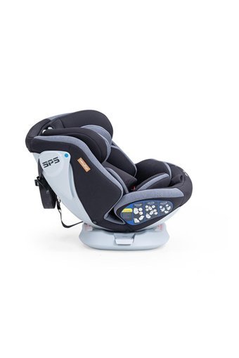 Baby2Go 2067 Go Fix Isofixli-Emniyet Kemerli 360 Derece Dönen 0-36 kg Yatabilen Yükseklik Ayarlı Çift Yönlü Oto Koltuğu Siyah