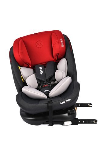 Kraft Safe Spin Isofixli 360 Derece Dönen 0-36 kg Yatabilen Yükseklik Ayarlı Çift Yönlü Oto Koltuğu Kırmızı