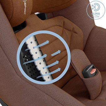 Maxi-Cosi Pearl Slidetech Isofixli-Emniyet Kemerli 360 Derece Dönen 0-13 kg Yatabilen Sürüş Yönü-Sürüş Yönü Tersi Oto Koltuğu Kahverengi