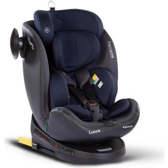Kraft Lucca Isofixli 360 Derece Dönen 0-36 kg Yatabilen Yükseklik Ayarlı Çift Yönlü Oto Koltuğu Siyah