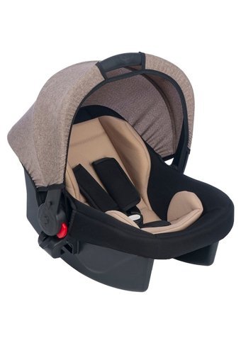 Tois Baby Lüx Emniyet Kemerli 0-13 kg Yatabilen Çift Yönlü Oto Koltuğu Kahverengi