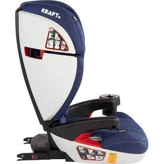 Kraft Bubble Fix Isofixli 15-36 kg Yatabilen Yükseklik Ayarlı Sürüş Yönü Oto Koltuğu Mavi