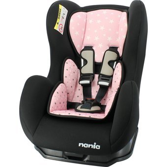 Nania Cosmo Emniyet Kemerli 0-25 kg Yatabilen Yükseklik Ayarlı Çift Yönlü Oto Koltuğu Pembe