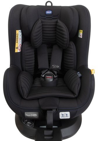 Chicco Seat2 Fit Isofixli-Emniyet Kemerli 360 Derece Dönen 0-36 kg Yatabilen Sürüş Yönü-Sürüş Yönü Tersi Oto Koltuğu Siyah