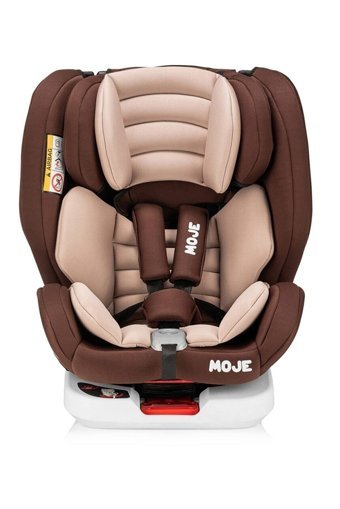 Moje Cape Town Isofixli 360 Derece Dönen 0-36 kg Yatabilen Yükseklik Ayarlı Çift Yönlü Oto Koltuğu Kahverengi