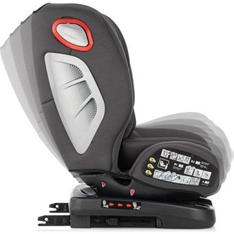 Baby Door Airlife Isofixli 360 Derece Dönen 0-36 kg Yatabilen Yükseklik Ayarlı Çift Yönlü Oto Koltuğu Siyah