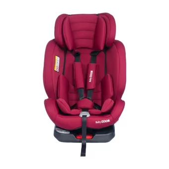 Baby Door Airfox Isofixli 360 Derece Dönen 0-36 kg Yatabilen Yükseklik Ayarlı Çift Yönlü Oto Koltuğu Bordo