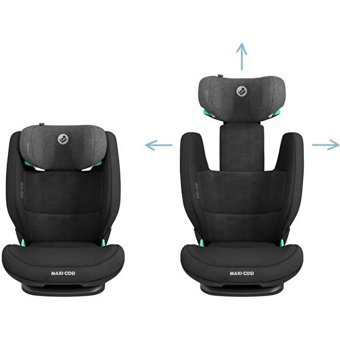 Maxi-Cosi Rodi Fix Isofixli-Emniyet Kemerli 15-36 kg Yatabilen Sürüş Yönü Oto Koltuğu Siyah