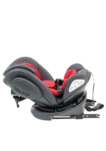 Baby2Go Traffic Isofixli-Emniyet Kemerli 360 Derece Dönen 0-36 kg Yatabilen Çift Yönlü Oto Koltuğu Kırmızı