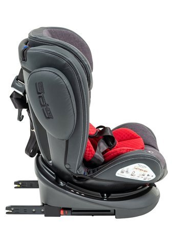 Baby2Go Traffic Isofixli-Emniyet Kemerli 360 Derece Dönen 0-36 kg Yatabilen Çift Yönlü Oto Koltuğu Kırmızı