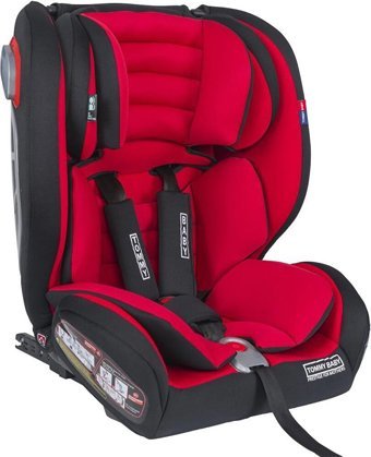 Tommy Baby Smart Fix Isofixli 9-36 kg Yükseklik Ayarlı Sürüş Yönü Oto Koltuğu Kırmızı Siyah