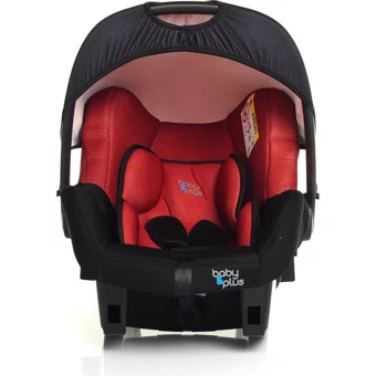 Baby Plus Beone Sp Lüx Emniyet Kemerli 0-13 kg Yükseklik Ayarlı Sürüş Yönü Tersi Oto Koltuğu Kırmızı Siyah